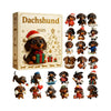 2d Dachshund Advent Calendar, Ornament Advent Calendar, 2025 Advent Calendar, Christmas Countdown Calendar