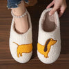 Funny Dachshund Home Slippers