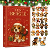 2D Acrylic Beagle Advent Calendar, Ornament Advent Calendar, 2025 Advent Calendar, Christmas Countdown Calendar