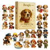 2d Beagle Advent Calendar, Ornament Advent Calendar, 2025 Advent Calendar, Christmas Countdown Calendar