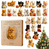2d Cute Pomeranian Advent Calendar, Ornament Advent Calendar, 2025 Advent Calendar, Christmas Countdown Calendar