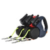 Retractable Double Dog Leash With LED Lights