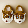 Indoor Cotton Slippers Cute Cartoon Dog Anti-slip Indoor Slipper
