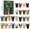 2d French Bulldog Advent Calendar, Ornament Advent Calendar, 2025 Advent Calendar, Christmas Countdown Calendar