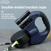 Retractable Double Dog Leash With LED Lights