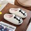 Cute Border Collie Fluffy Cozy Home Slipper