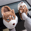 Indoor Cotton Slippers Cute Cartoon Dog Anti-slip Indoor Slipper