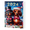 2d Dachshunds Advent Calendar, Ornament Advent Calendar, 2025 Advent Calendar, Christmas Countdown Calendar