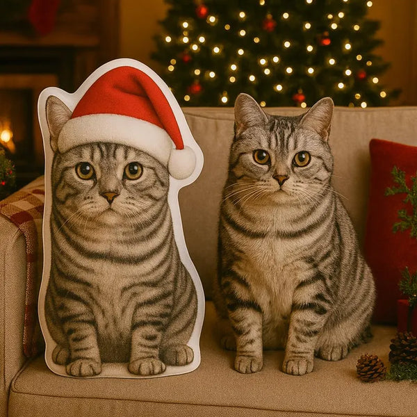 Personalized Pet Pillow - Custom Dog, Cat Photo Shaped Pillow