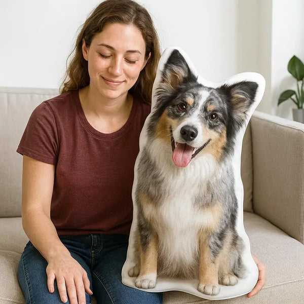 Personalized Pet Pillow - Custom Dog, Cat Photo Shaped Pillow