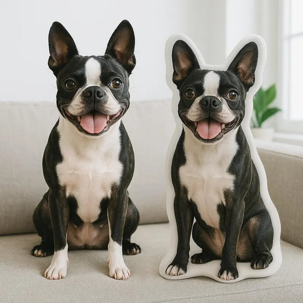 Personalized Pet Pillow - Custom Dog, Cat Photo Shaped Pillow