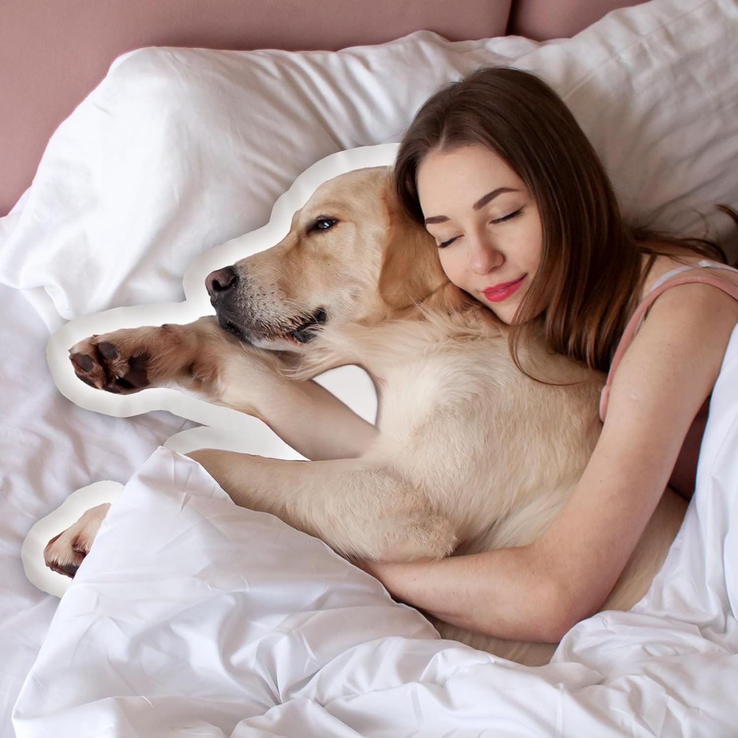 Personalized Pet Pillow - Custom Dog, Cat Photo Shaped Pillow