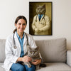 Personalized Pet Canvas - Custom Dog Cat Doctor Canvas