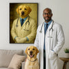 Personalized Pet Canvas - Custom Dog Cat Doctor Canvas