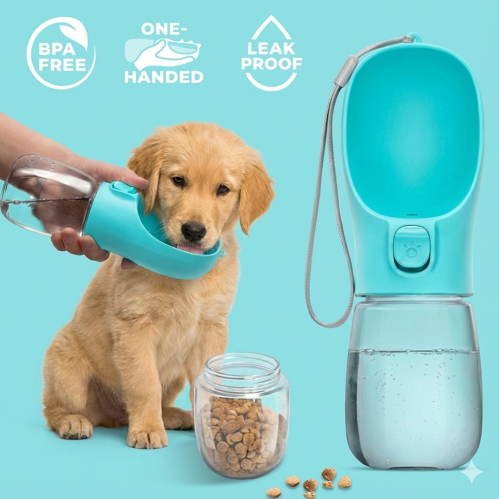 PawUnder™ 2 In1 Travel Bottle
