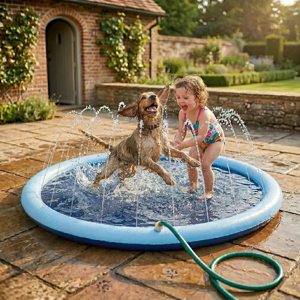 Almohadilla rociadora refrescante para perros, juguete de verano para mascotas