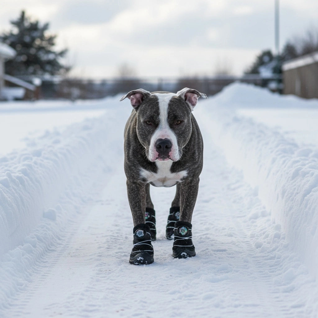 Set 4 pcs Dog Boots 🐶 All-Weather Protective Dog Shoes