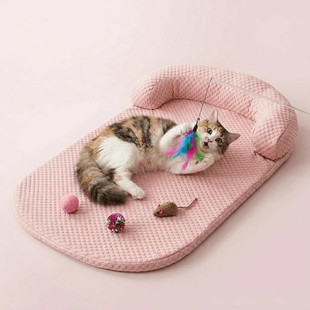 Pet Cooling Bed for Dogs Cats Breathable Summer Cooling Dog Bed