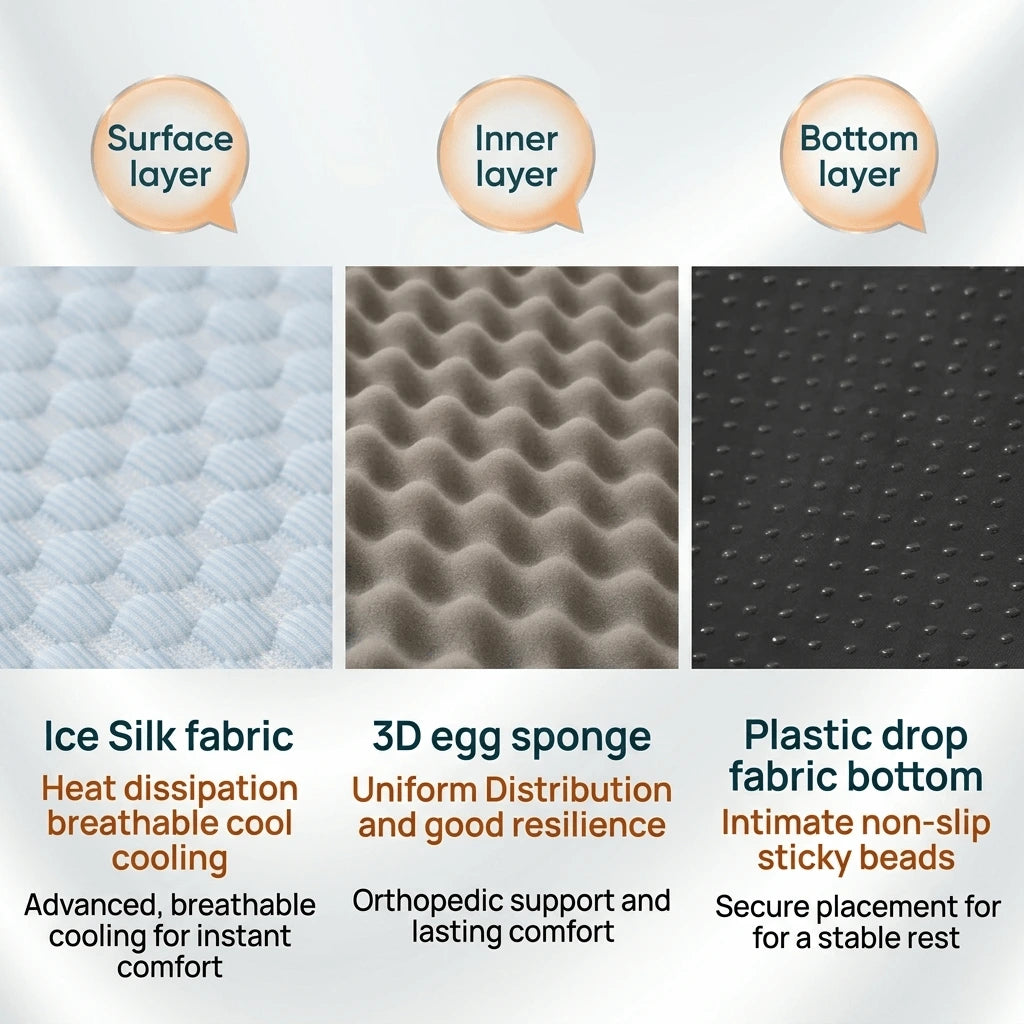 Cama refrescante para mascotas para perros y gatos Cama de verano transpirable para perros