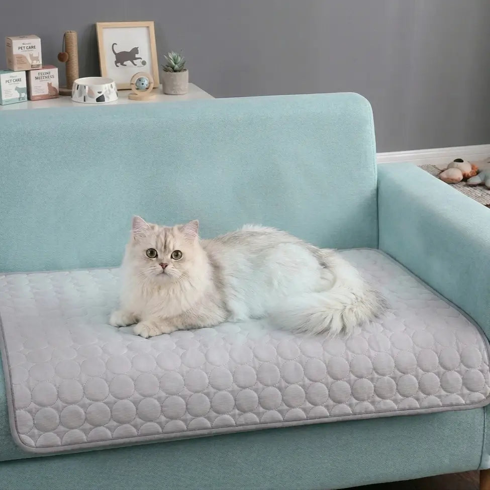 Alfombrilla refrescante para mascotas, almohadilla refrescante de verano para perros y gatos