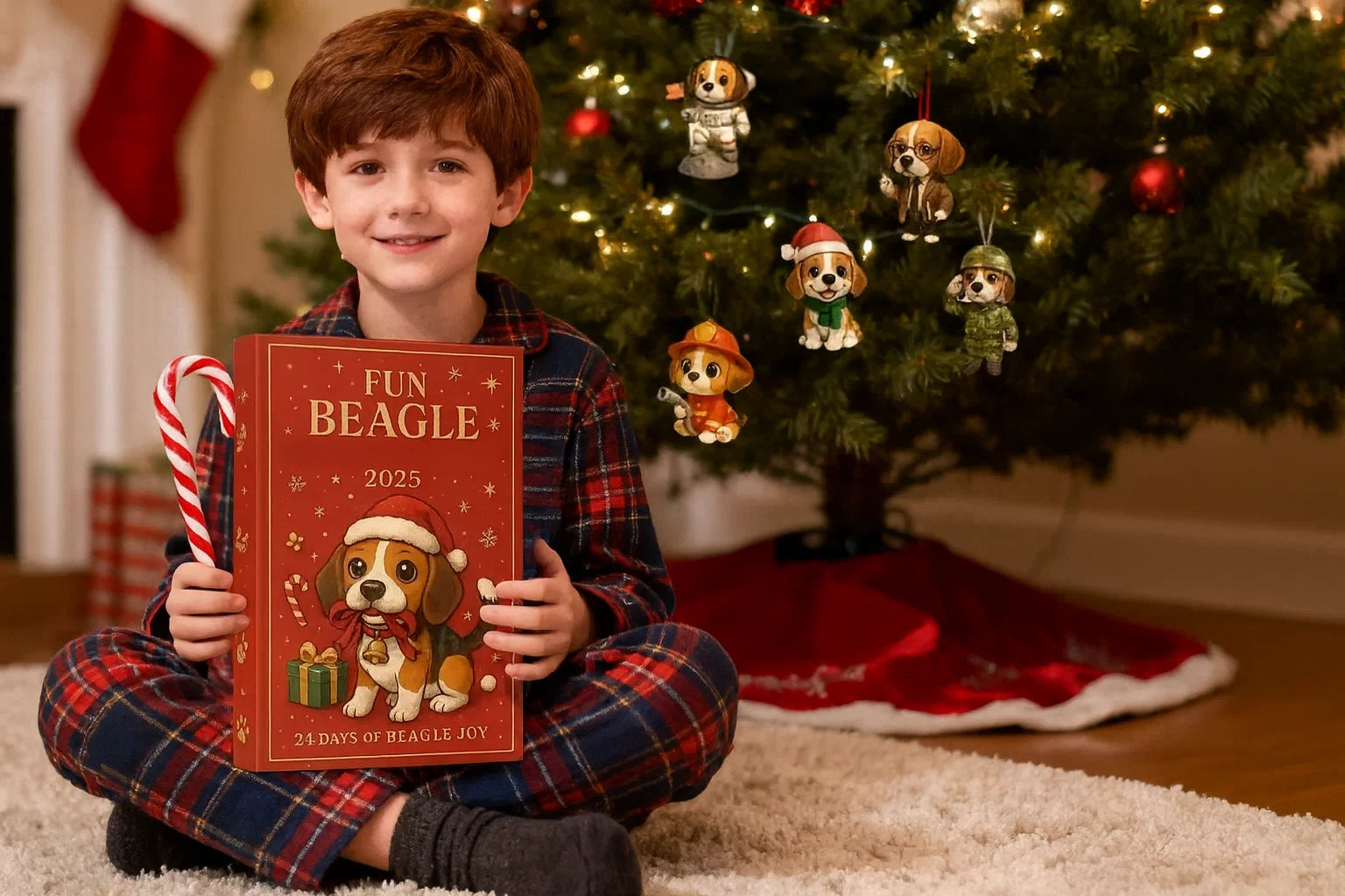 24-Day Pet Advent Calendar – Custom Acrylic Ornaments for Your Pet!