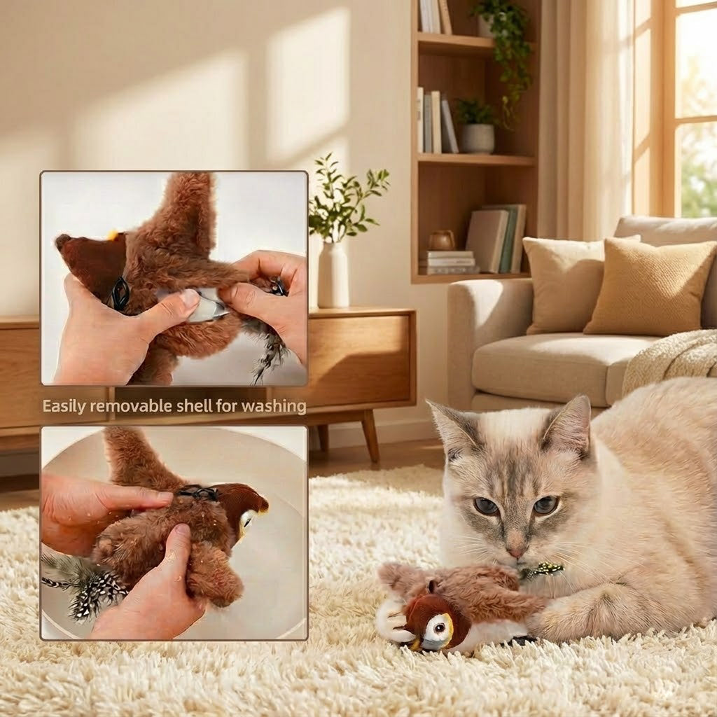 PawUnder™ Flapping Bird Toy