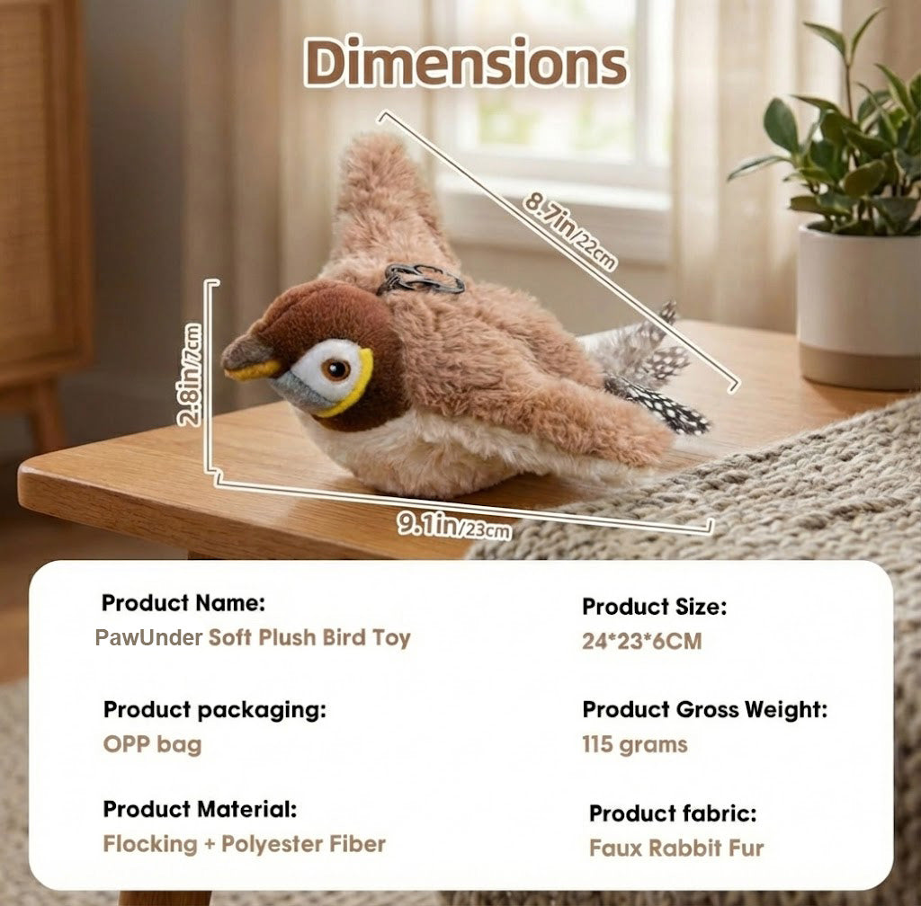 PawUnder™ Flapping Bird Toy